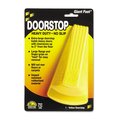 Master Caster Giant Doorstop, Nonslip Rubber, Yellow 00966